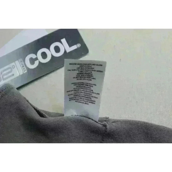 New Women's 32 Degrees Cool Steel Gray Seamless Racerback Sports Bra Size L NWT - Picture 9 of 11